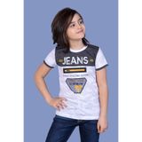 TOONTOY Erkek Çocuk Jeans Baskı Tişört 5 Yaş, 10377-1