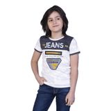 Toontoy Erkek Çocuk Jeans Baskı Tişört Ekru 7 YAŞ