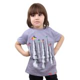 Toontoy Erkek Çocuk Jet Baskılı Tişört Gri 5 YAŞ