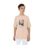 Toontoy Erkek Çocuk Just Be Baskılı Tişört Bej 6-7 YAŞ