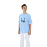Toontoy Erkek Çocuk Just Be Baskılı Tişört Mavi 6-7 YAŞ