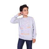 Toontoy Erkek Çocuk Kabartma Baskılı Sweatshirt Gri Melanj 10 YAŞ