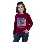 Toontoy Erkek Çocuk Kabartma Baskılı Tişört Bordo 10 YAŞ