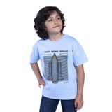 Toontoy Erkek Çocuk Kabartma Baskılı Tişört Mavi 10 YAŞ