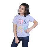 Toontoy Erkek Çocuk Kabartmalı Püskürtme Baskılı Tişört Gri Melanj 8 YAŞ