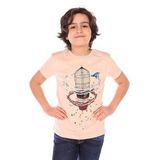 Toontoy Erkek Çocuk Kafes Baskılı Tişört