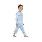 TOONTOY Erkek Çocuk Kaplumbağa Baskılı Pijama Takım 5 Yaş, 5 Yaş, 24913, Mavi, erkek-çocuk
