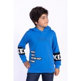 Toontoy Erkek Çocuk Kapşonlu Kolları Garnili Sweatshirt