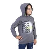 Toontoy Erkek Çocuk Kapüşonlu Baskılı Sweatshirt Antrasit Melanj 6 YAŞ