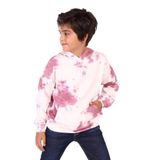 Toontoy Erkek Çocuk Kapüşonlu Bastik Desenli Sweatshirt Bordo 12 YAŞ