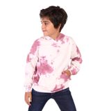 Toontoy Erkek Çocuk Kapüşonlu Bastik Desenli Sweatshirt Bordo 14 YAŞ