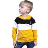 Toontoy Erkek Çocuk Kapüşonlu Garni Detaylı Sweatshirt Hardal 1 YAŞ