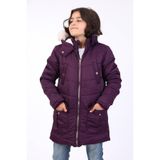 TOONTOY Erkek Çocuk Kapüşonlu İçi Kürklü Mont, 13-14 Yaş, 22503, Mürdüm, Erkek Çocuklar