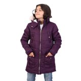 TOONTOY Erkek Çocuk Kapüşonlu İçi Kürklü Mont, 6-7 Yaş, 22503, Mürdüm, Erkek Çocuklar