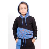 Toontoy Erkek Çocuk Kapüşonlu School Baskılı Sweathirt