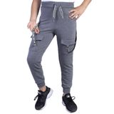 Toontoy Erkek Çocuk Kargo Cepli Jogger Eşofman Alt Antrasit Melanj 6 YAŞ