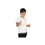 TOONTOY Erkek Çocuk Kenar Şeritli Tişört 7 Yaş, 12707-1
