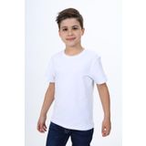 Toontoy Erkek Çocuk Kolu Baskılı Tişört Beyaz 10-11 YAŞ