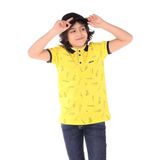 Toontoy Erkek Çocuk Komple Baskılı Tişört - 6 - 7 Yaş - Sarı