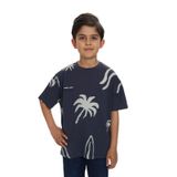 Toontoy Erkek Çocuk Komple Baskılı Tişört Füme 5 YAŞ