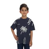 Toontoy Erkek Çocuk Komple Baskılı Tişört Füme 7 YAŞ