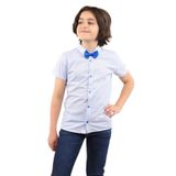 TOONTOY Erkek Çocuk Komple Desenli Gömlek 5 Yaş, 5 Yaş, 22507, Saks, Erkek Çocuk