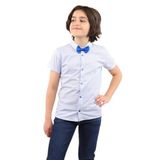 TOONTOY Erkek Çocuk Komple Desenli Gömlek 7 Yaş, 7 Yaş, 22507, Saks, Erkek Çocuk