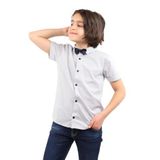 TOONTOY Erkek Çocuk Komple Desenli Gömlek 8 Yaş, 8 Yaş, 22507, Lacivert, Erkek Çocuk