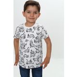 Toontoy Erkek Çocuk Komple Dinazor Baskılı Tişört