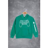 Toontoy Erkek Çocuk Konsol Baskılı Sweatshirt - 6 Yaş - Yeşil