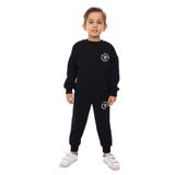 TOONTOY Erkek Çocuk Nakışlı Eşofman Takım, 3 Yaş, 24294, Siyah, erkek-çocuk