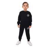 TOONTOY Erkek Çocuk Nakışlı Eşofman Takım, 5 Yaş, 24294, Siyah, erkek-çocuk