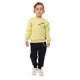 Toontoy Erkek Çocuk Nakışlı Eşofman Takım Açık Yeşil 4 YAŞ