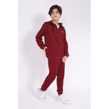 Toontoy Erkek Çocuk Nakışlı Eşofman Takım Bordo 6-7 YAŞ