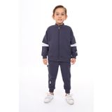 Toontoy Erkek Çocuk Nakışlı Eşofman Takım Füme 5 YAŞ