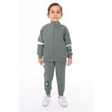 Toontoy Erkek Çocuk Nakışlı Eşofman Takım Yeşil 5 YAŞ