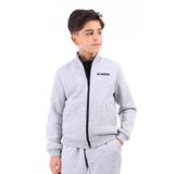 Toontoy Erkek Çocuk Nakışlı Hırka Gri Melanj 13-14 YAŞ