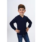 Toontoy Erkek Çocuk Nakışlı Hırka Lacivert 2 YAŞ