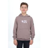 Toontoy Erkek Çocuk Nakışlı Sweatshirt Acı Kahve 6-7 YAŞ