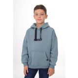 Toontoy Erkek Çocuk Nakışlı Sweatshirt Açık Mavi 6-7 YAŞ