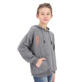 Toontoy Erkek Çocuk Nakışlı Sweatshirt Antrasit Melanj 13-14 YAŞ