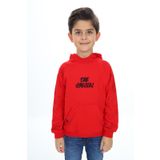 Toontoy Erkek Çocuk Nakışlı Sweatshirt Kırmızı 3 YAŞ