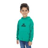 Toontoy Erkek Çocuk Nakışlı Sweatshirt Koyu Yeşil 6 YAŞ
