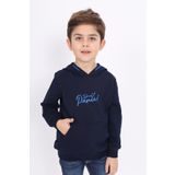 Toontoy Erkek Çocuk Nakışlı Sweatshirt Lacivert 4 YAŞ