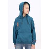 Toontoy Erkek Çocuk Nakışlı Sweatshirt Petrol Mavi 6-7 YAŞ