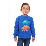 Toontoy Erkek Çocuk Nakışlı Sweatshirt Saks 5 YAŞ