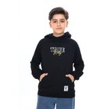 Toontoy Erkek Çocuk Nakışlı Sweatshirt Siyah 12-13 YAŞ