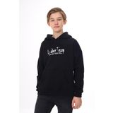 Toontoy Erkek Çocuk Nakışlı Sweatshirt Siyah 13-14 YAŞ