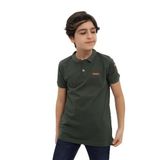 Toontoy Erkek Çocuk Nakışlı Tişört Haki 10-11 YAŞ
