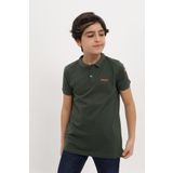 Toontoy Erkek Çocuk Nakışlı Tişört Haki 8-9 YAŞ